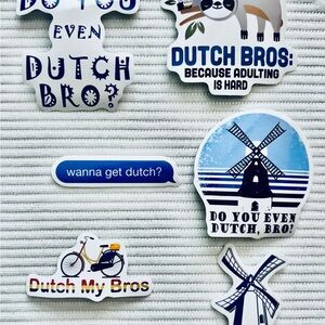 Custom Dutch Bros Sticker Set